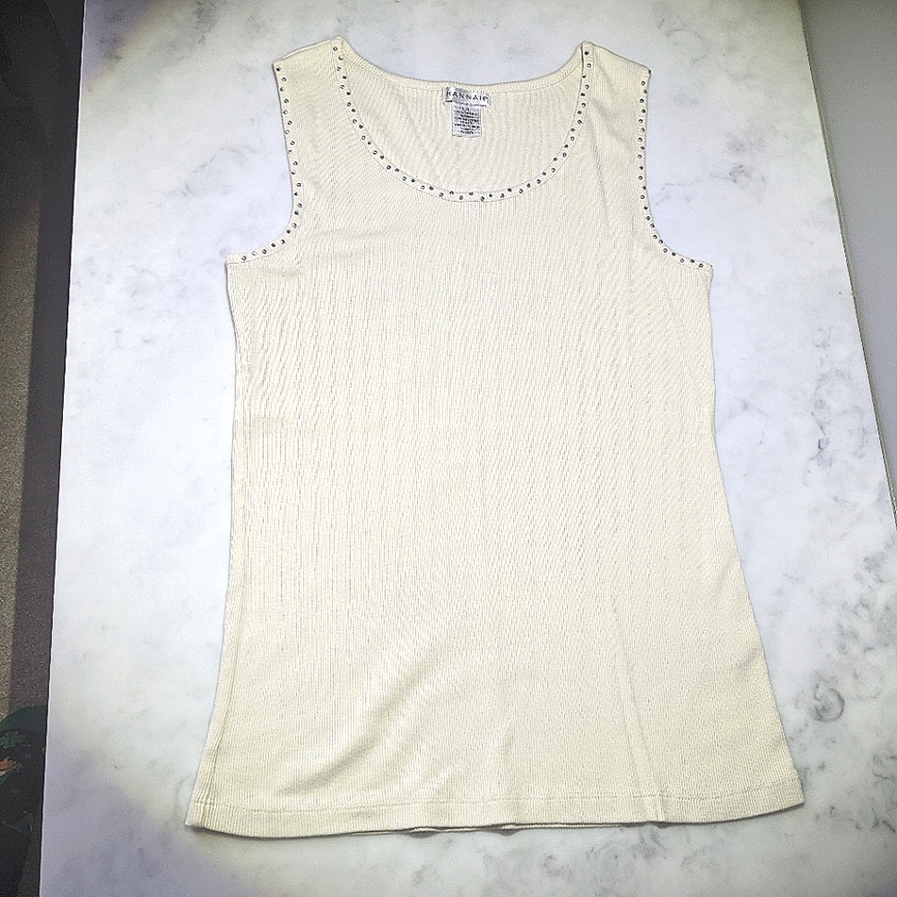 Tank Top / Hannah Rhinestone Accent Top